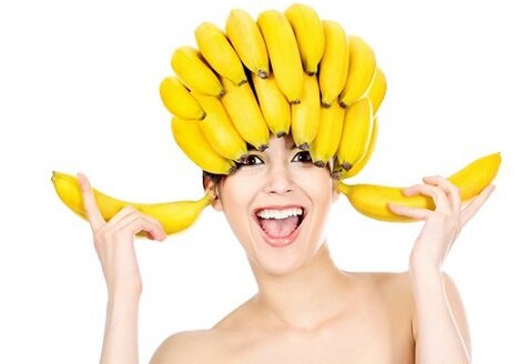 Маска для укрепления волос из банана